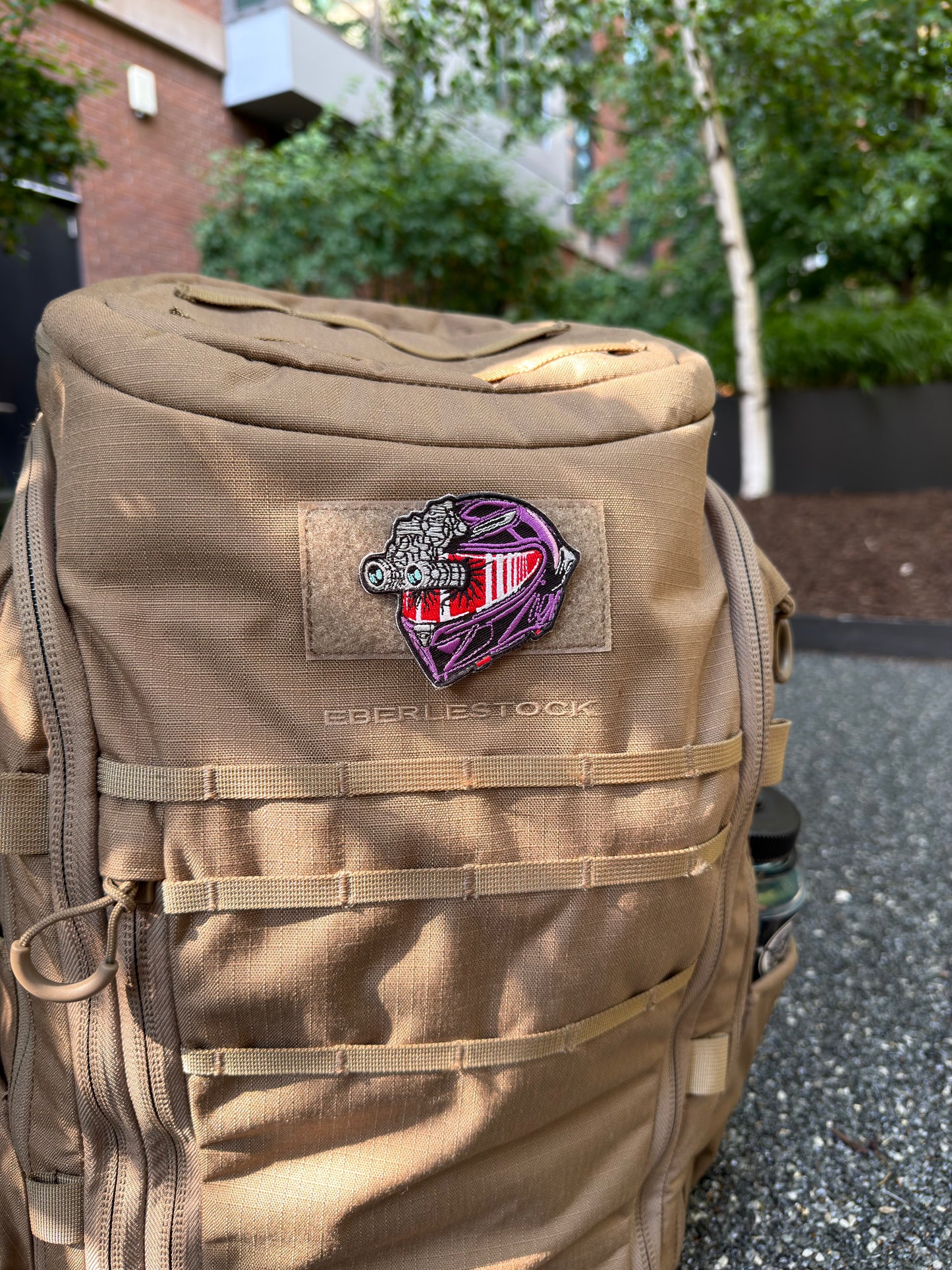 "Night Rides" Embroidery Velcro Patch