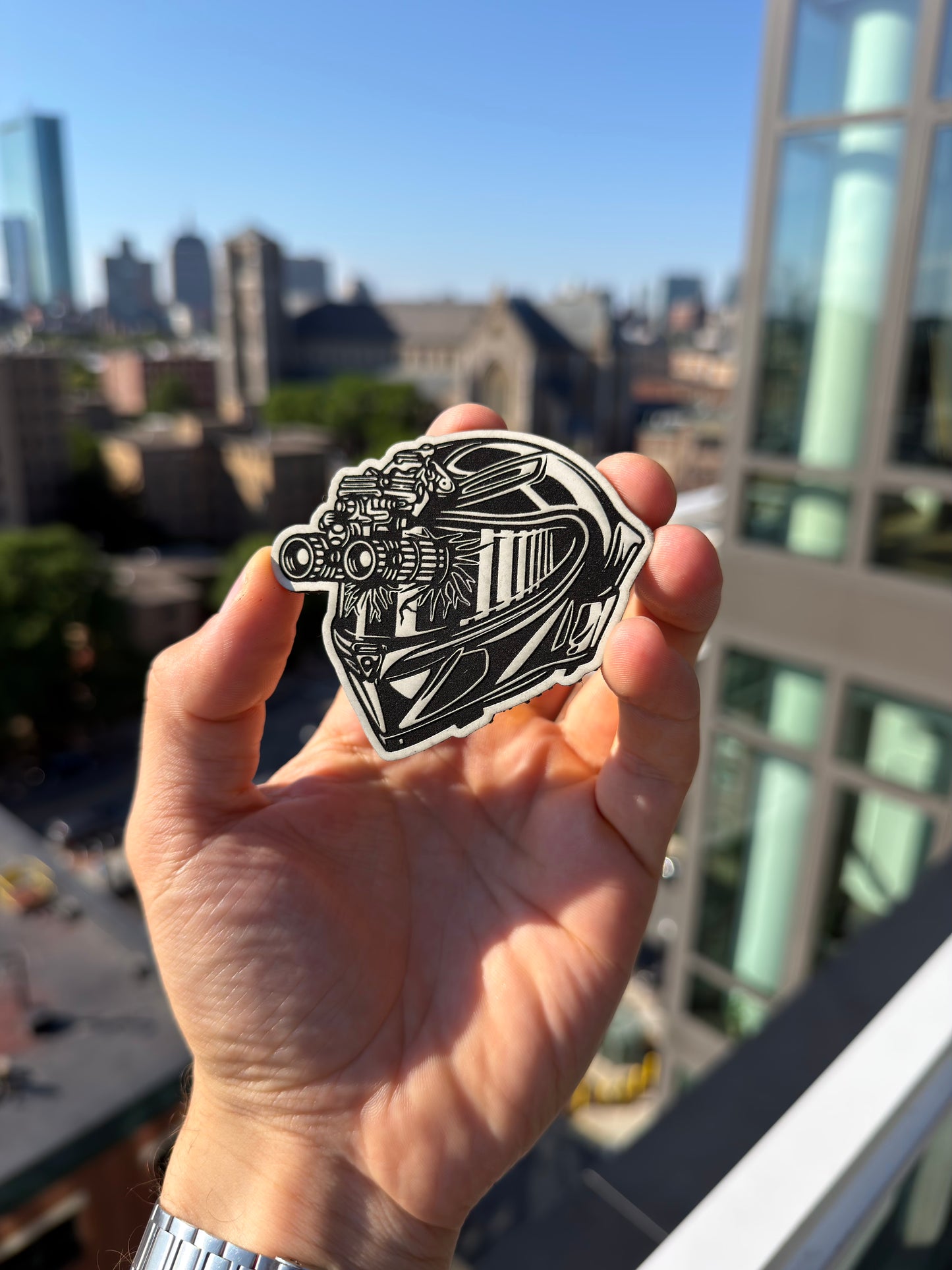 "Night Rides" Glow-In-The-Dark Patch