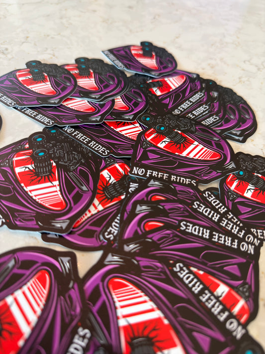 "Night Rides" Sticker
