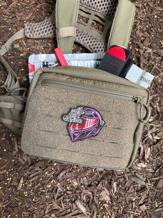 "Night Rides" Embroidery Velcro Patch